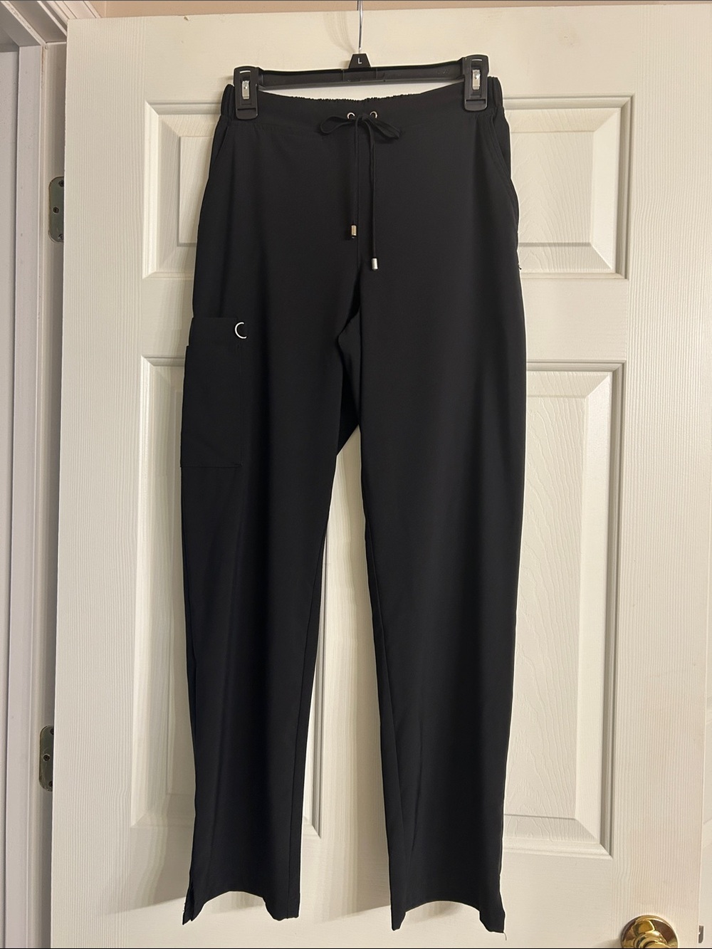 Women’s Buttersoft Easy Stretch Black Scrub Pants XS